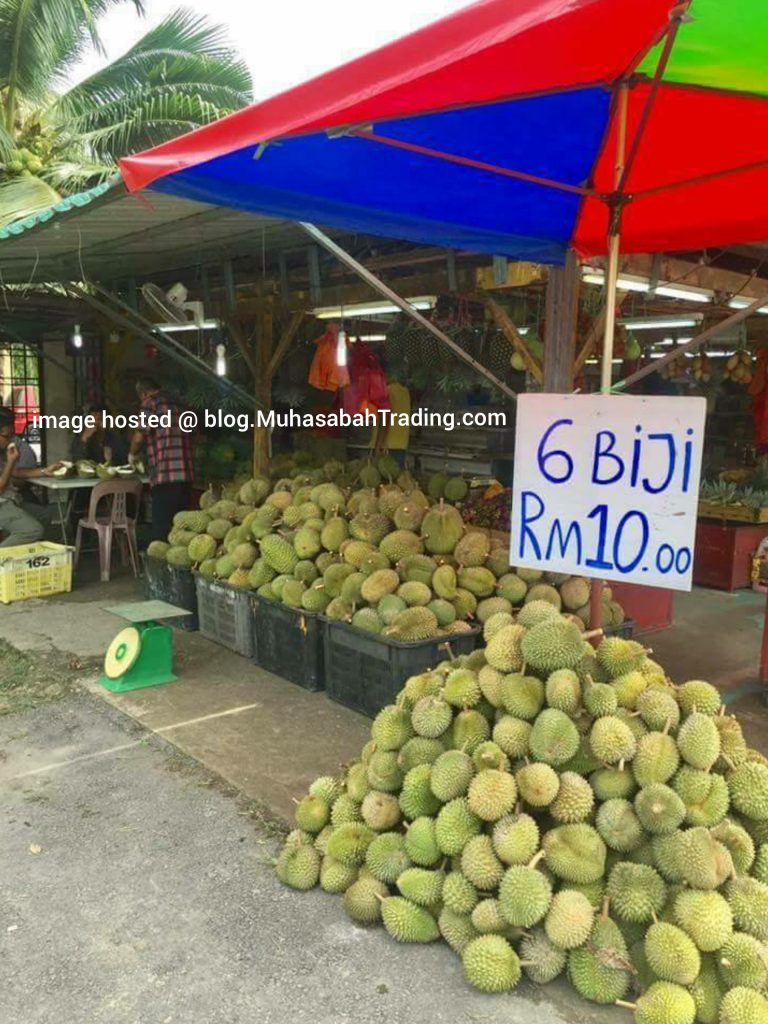 Durian 6 biji rm10