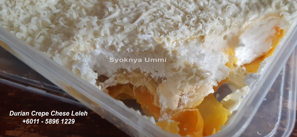durian crepe cheese leleh Melaka
